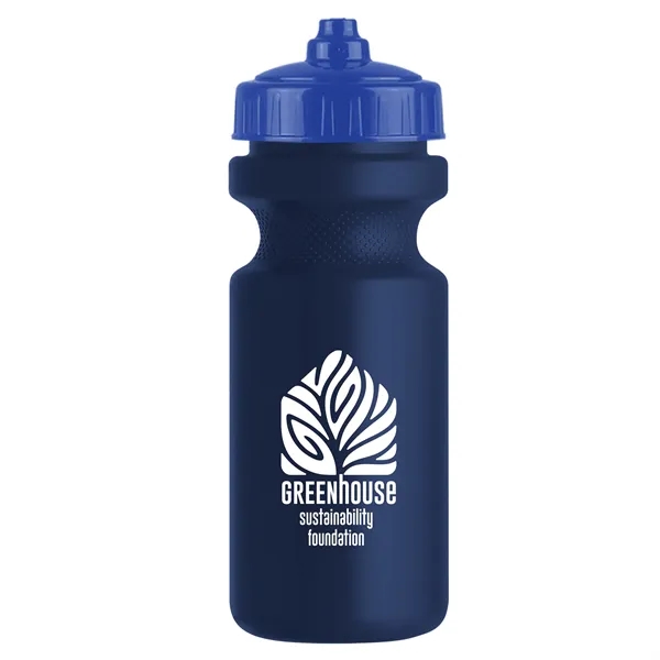 Navy Blue color option for Garyline® Recycled Bike Bottle With Valve Lid   22 Oz.