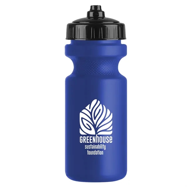 Royal Blue color option for Garyline® Recycled Bike Bottle With Valve Lid   22 Oz.