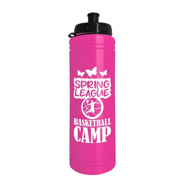 Hot Pink color option for Garyline® Slim Line Bottle With Tethered Push Pull Lid   ...