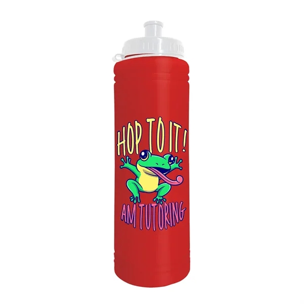 Red color option for Garyline® Slim Line Bottle With Tethered Push Pull Lid   ...