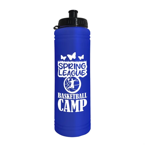 Royal Blue color option for Garyline® Slim Line Bottle With Tethered Push Pull Lid   ...