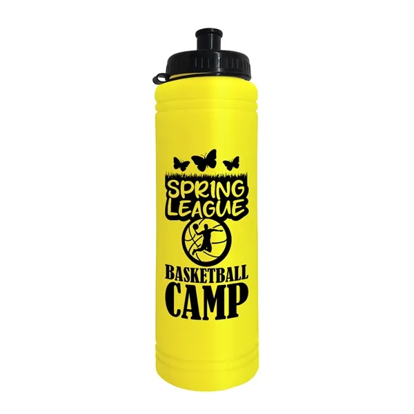 Yellow color option for Garyline® Slim Line Bottle With Tethered Push Pull Lid   ...