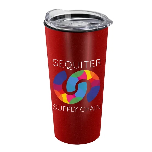 Metallic Red color option for Garyline® Explore Metallic Travel Tumbler With Slider Lid...