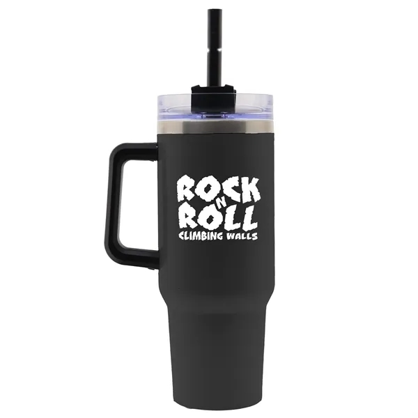 Black color option for Garyline® Trek Stainless Steel Mug With Handle   40 Oz.
