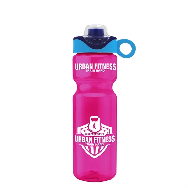 Translucent Hot Pink color option for Garyline® Champ Bottle With Two Tone Drink Thru Lid With ...