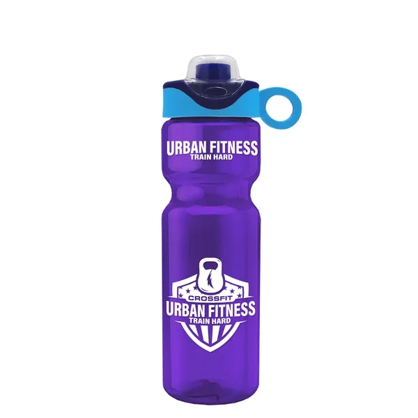 Translucent Violet color option for Garyline® Champ Bottle With Two Tone Drink Thru Lid With ...