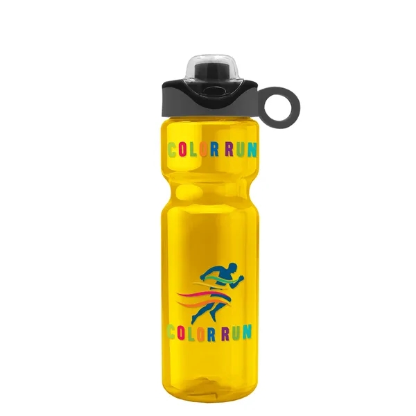 Translucent Yellow color option for Garyline® Champ Bottle With Two Tone Drink Thru Lid With ...
