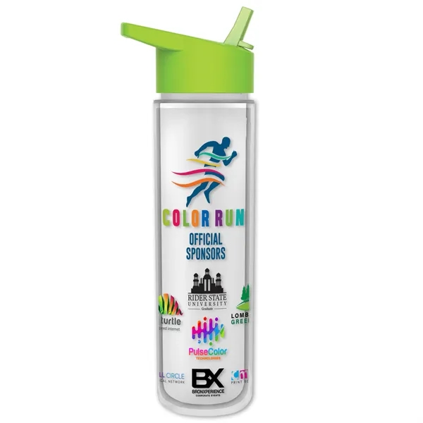 Lime Green color option for Garyline® Chiller Insulated Bottle With Flip Straw Lid An...