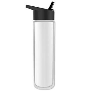 Photo of Garyline® Chiller Insulated Bottle With Flip Straw Lid An...