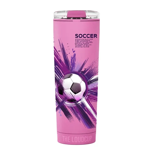 Pink color option for Loud Cup™ Tumbler   23 Oz.