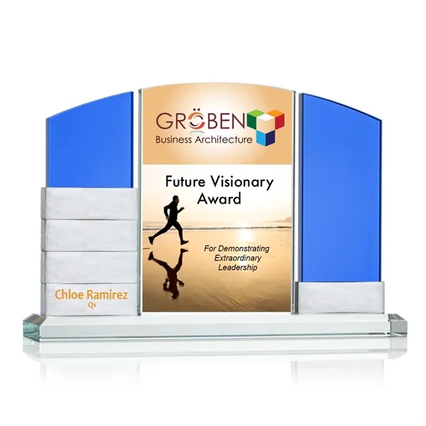 Blue color option for Milestone Tower Award