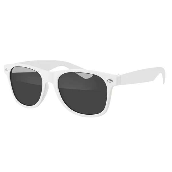 White color option for Two Tone Retro Vibes White Frame Sunglasses