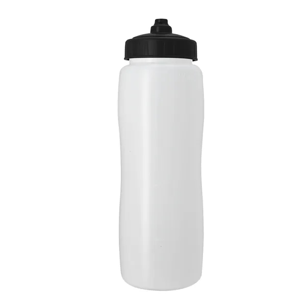 White color option for Garyline® Curve Sport Bottle With Mighty Shot Valve Lid  ...