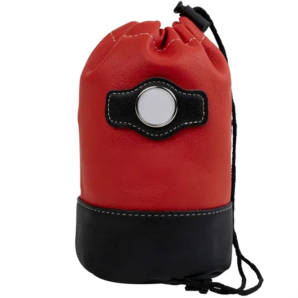 Red color option for Drawsting Valuables Pouch