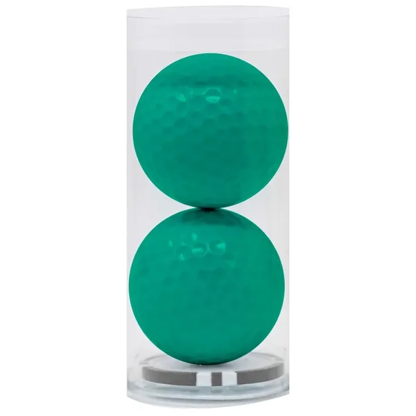 Aqua color option for Colored 2 Ball, 1 Poker Chip Par Pack