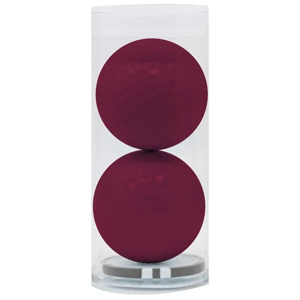 Burgundy color option for Colored 2 Ball, 1 Poker Chip Par Pack