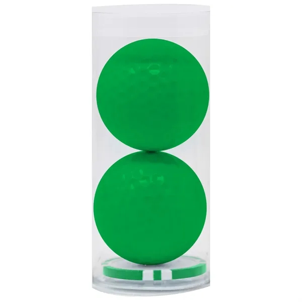 Neon Green color option for Colored 2 Ball, 1 Poker Chip Par Pack