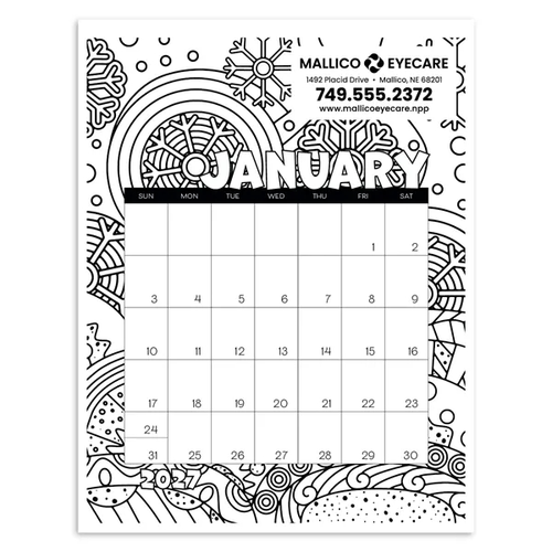Photo of Triumph® Calendars Small Monthly Desk Pad Calendar   Colo...