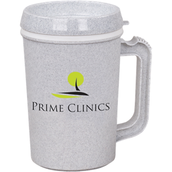 Granite-White color option for 22 Oz Insulated Mug