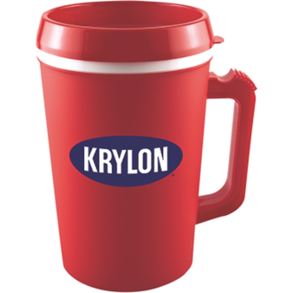 Red-Red color option for 34 Oz Insulated Mug