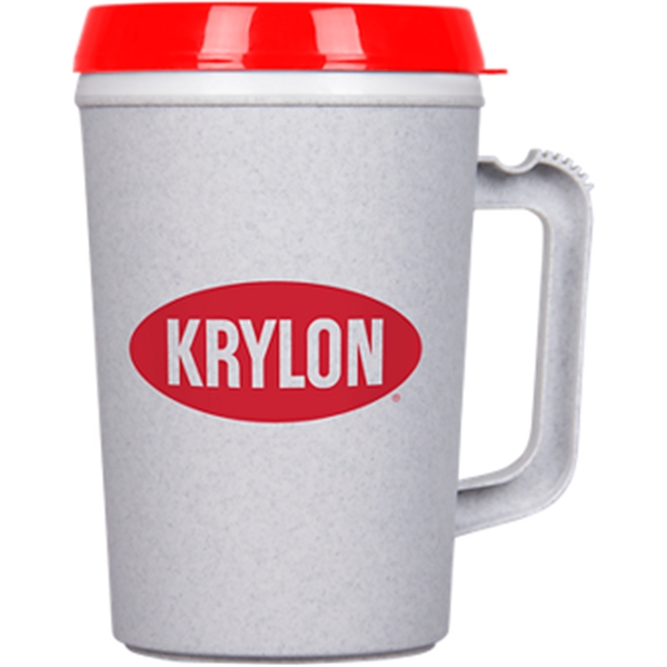 White-Red color option for 34 Oz Insulated Mug