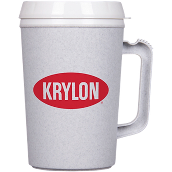White-White color option for 34 Oz Insulated Mug