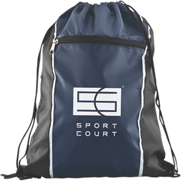 Navy color option for Drawstring Backpack