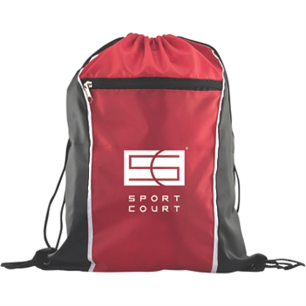 Red color option for Drawstring Backpack