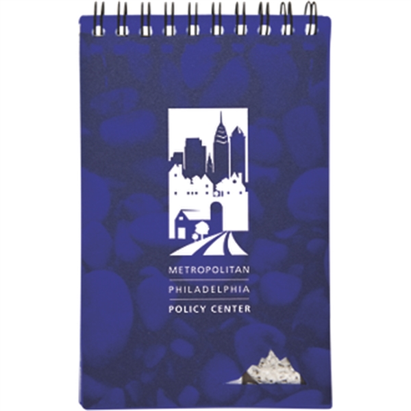 Blue color option for 3 1/2" X 5" Stone Paper Jotter