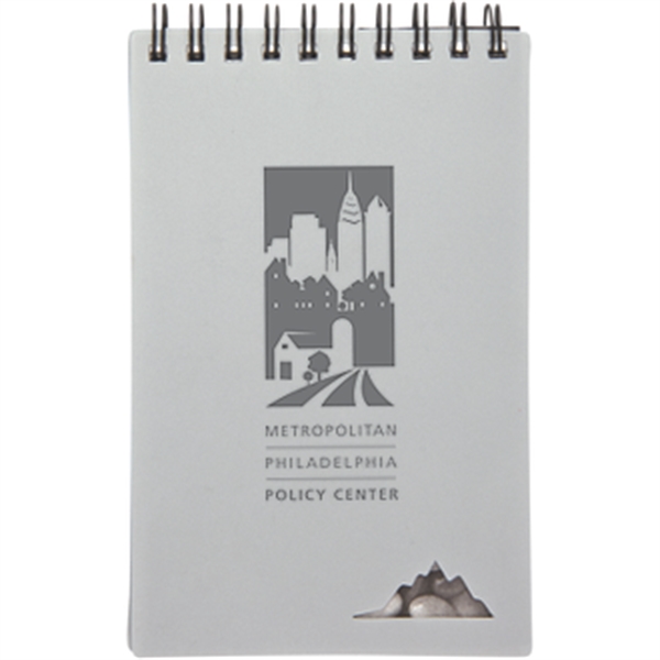 Silver color option for 3 1/2" X 5" Stone Paper Jotter