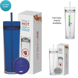 Photo of 16 Oz Tube Tumbler Hot  Cold Gift Set