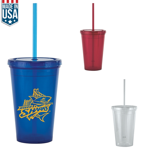 Main photo of 16 Oz  Tumbler With Straw