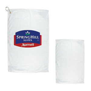 Photo of 16" X 25" Golf Towel  W/ Grommet And Hook