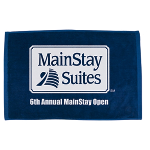 Royal Blue color option for 16" X 25"  Hemmed Golf Towel W/ Grommet And Hook