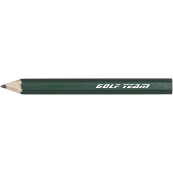 Green color option for Hex Wooden Golf Pencil