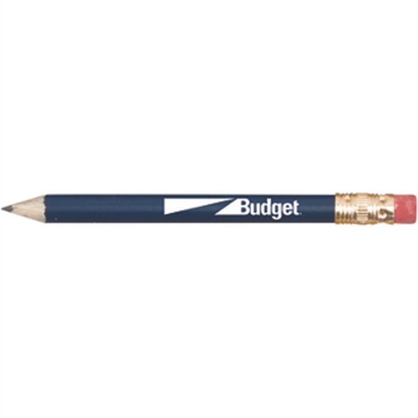 Blue color option for Round Wooden Golf Pencil With Eraser