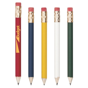 Photo of Round Wooden Golf Pencil With Eraser