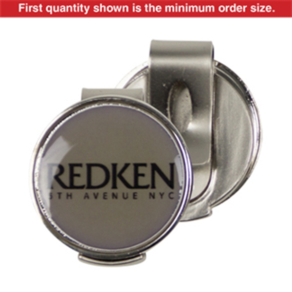 Matte Nickel color option for Magnetic Ball Marker Hat Clip