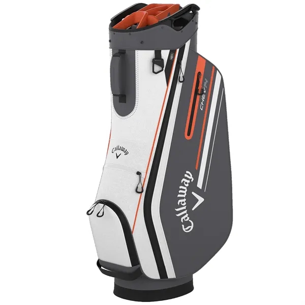 White-Charcoal-Orange color option for Callaway Chev Stand Bag