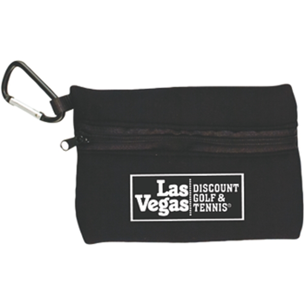 Black color option for Neoprene Ditty Bag W/ Carabiner