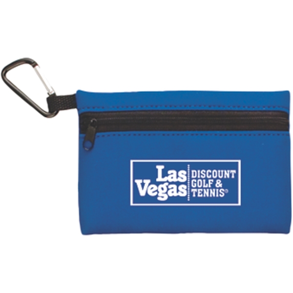 Blue color option for Neoprene Ditty Bag W/ Carabiner