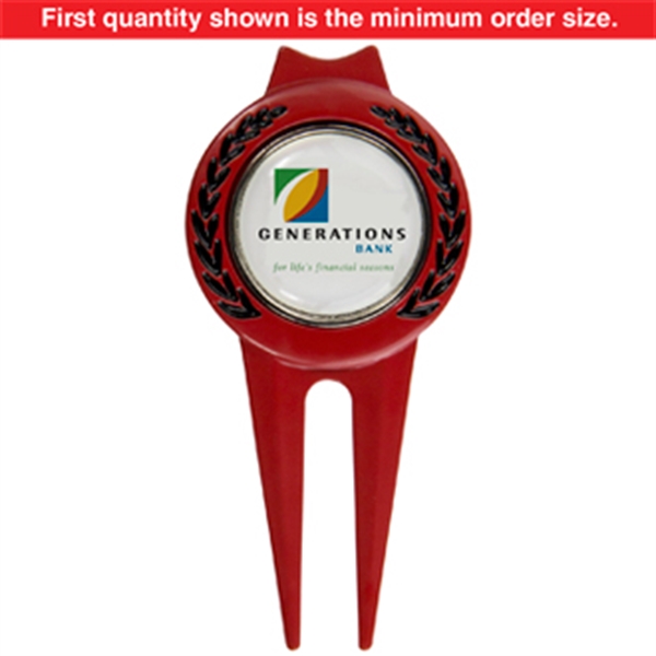Red color option for Tour Divot Tool With Magnetic Marker