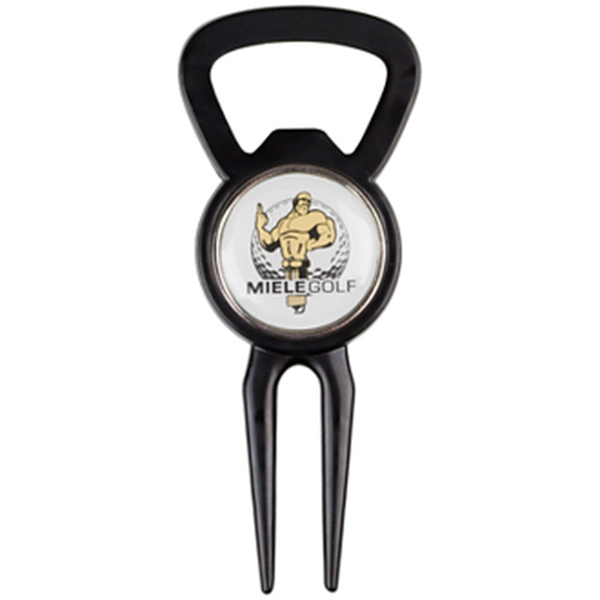 Black color option for Bottle Opener Tool With Ball Marker