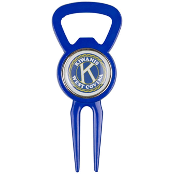 Blue color option for Bottle Opener Tool With Ball Marker