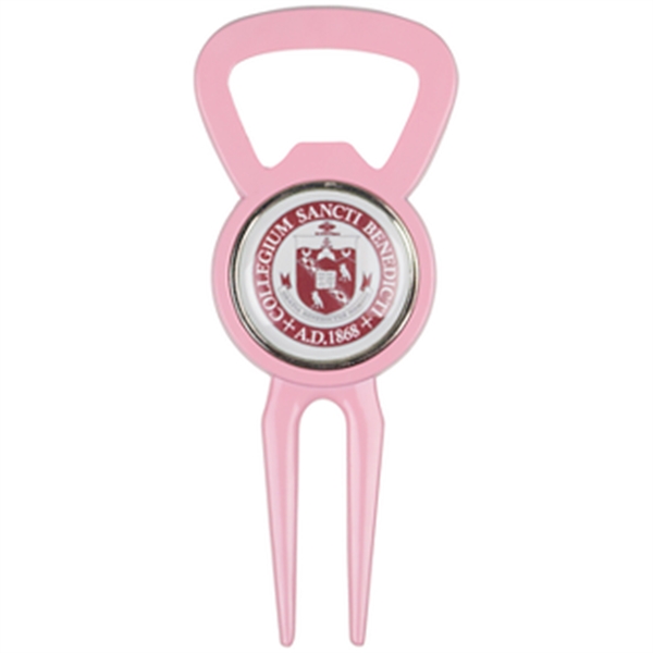 Pink color option for Bottle Opener Tool With Ball Marker