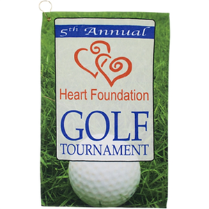 Photo of 1625 Full Color Golf Towel Includes Hook/Grommet