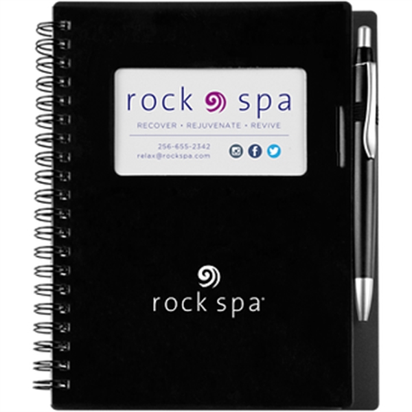 Black color option for Business Card Stone Paper Notebook