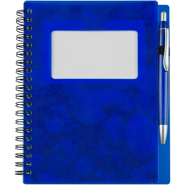 Blue color option for Business Card Stone Paper Notebook