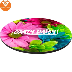 Photo of 8" Rd 1/4" Thick Full Color Soft Mouse Pad