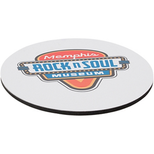 Photo of 8" Rd 1/8" Thick Full Color Soft Mouse Pad